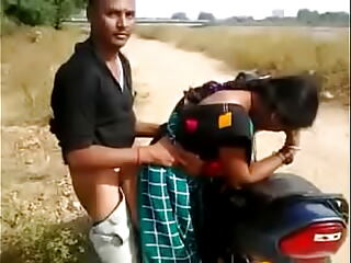 Bhabhi shagging upon excess of motorcycle